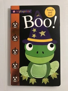 Alphaprints: Boo! Touch and Feel by Priddy Books - Halloween Themed Board Book - Picture 1 of 1