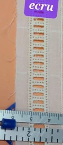 Swiss Beading Entredeux Heirloom Cotton Heirloom French Sewing PER YARD SALE - Picture 1 of 1