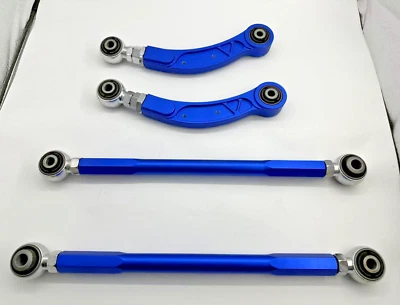 4PCs Set of Aluminum Adjustable Rear Camber & Toe Arms For Audi Q7 07-15 Cayenne - Image 1 of 4
