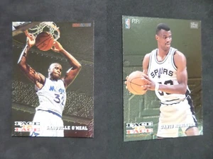 1993-94 NBA Hoops Skybox FACE TO FACE Shaquille O'Neal David Robinson FTF1 NM/MT - Picture 1 of 1