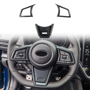 for Subaru WRX 2022-2024 Interior Steering Wheel Button Cover Trim 3pcs - Picture 1 of 8