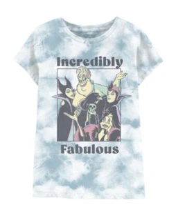 Kid Disney Villains Tee Shirt Fabulous Carter's Kid Size 7 - Picture 1 of 8