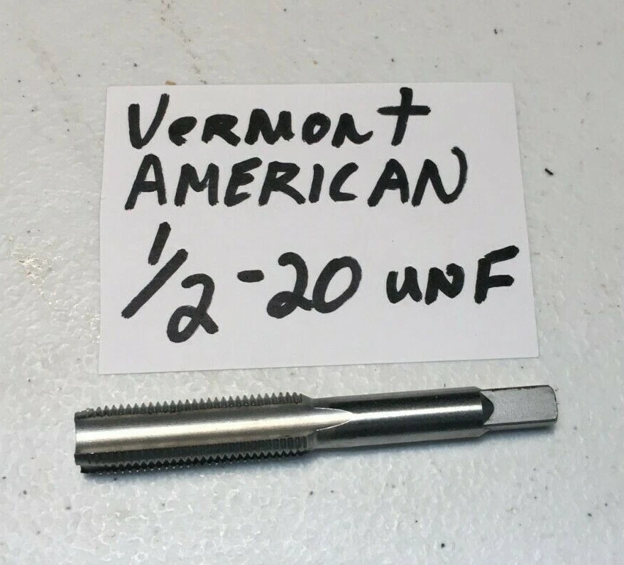 Vermont American 1/2-20 UNF High Carbon Steel Tap-Made in USA - Image 1 of 1