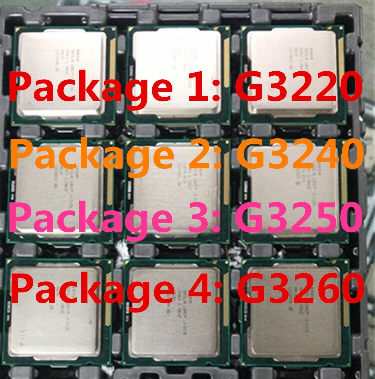 Intel Pentium G3220 G3240 G3250 G3260 CPU Dual-Core socket 1150 Processors - Image 1 of 1