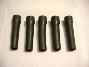 5 EA. USED SHORT BLACK HOSE PROTECTORS UNBRANDED LOT OF 5, DIVERS EQUIPMENT - Picture 1 of 3