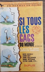 GAG POCHE N°22 DUPUIS, Si tous les gags du monde.Dick Cavalli Chon Day Années 60 - Imagen 1 de 1