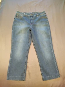 Bandolino Jeans Womens Size 12 Blue Amy  Straight Fit Denim - Picture 1 of 12