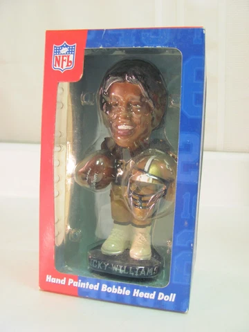 NFL Ricky Williams New Orleans Saints Hand Painted Bobble Head Doll Q.R. Club Cover