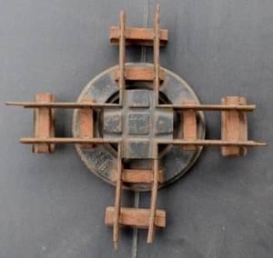 J DE P ECART. O KREUZUNG 2 METALLSCHIENEN MODELLEISENBAHN PARISER SPIELZEUG - Bild 1 von 1