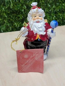 christopher radko 1999 Santa Ornament mit Original Etikett verpackt Waldwinde - Bild 1 von 7