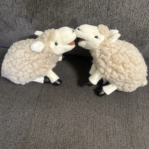 Menge 2 Folkmanis WOLLSCHAF Puppe Ganzkörper 16 Zoll Plüschtier Stofftier - Bild 1 von 5