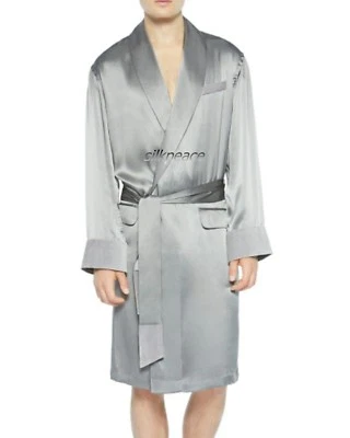 SILKPEACE 2º Artículo ENVÍO GRATUITO Para hombres Seda Satén Bata Pijama Baño Salón Ropa de Dormir Foto 1 de 2