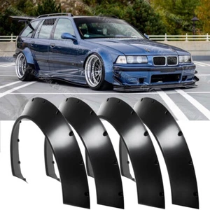 For 3 Series E36 E46 E90 E92 Fender Flares Wheel Arches Wide Body Kit Mudguard - Picture 1 of 15