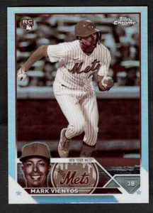 2023 Mark Vientos Topps Chrome Baseball Rookie RC Sepia Refractor Mets #8 - Picture 1 of 2