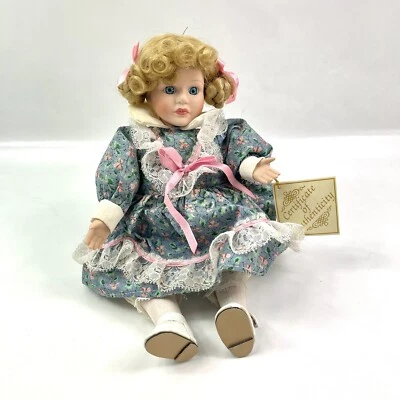Dandee International Soft Expressions Porcelain Musical Doll Blonde it Moves - Image 1 of 4
