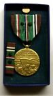WW II European African Campaign Medal Set in Box 2 Bronze Battle Stars MACO Mfg