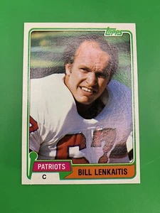1981 Topps Bill Lenkaitis New England Patriots #268 - Picture 1 of 2
