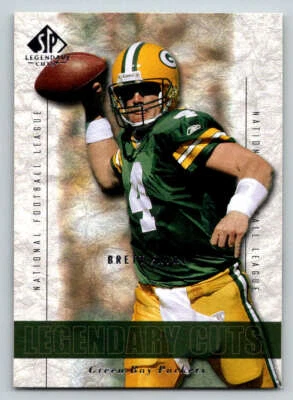 2002 SP Legendary Cuts #62 Brett Favre (ref 220538) - Image 1 of 2