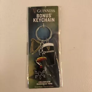 NEW Guinness Keychain Toucan Weather Vane Pint Beer Harp St. Patrick's Day 2024 - Picture 1 of 4