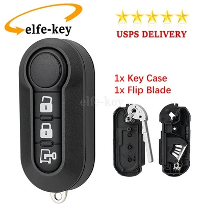 3 Button Car Key Fob Case Shell for Ram ProMaster 1500 2500 3500 City RX2TRF198 - Image 1 of 4