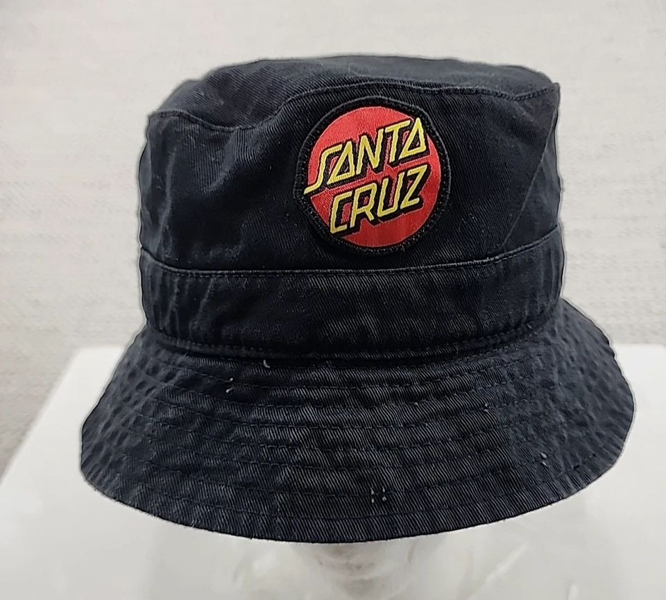 Santa Cruz Skateboard Black Bucket Hat One Size Adult - Image 1 of 4