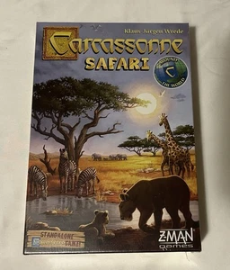 Carcassonne Safari Board Game (2018) Z-Man Games - NIS Sealed NEW - Picture 1 of 6