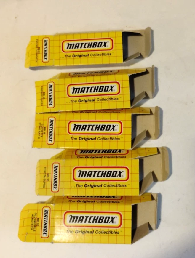 SOLO CAJA 90 Cantidad 5 Matchbox MB30 MB38 MB40 MB52 MB62 Foto 1 de 4