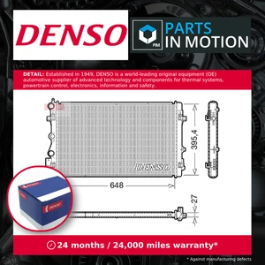 Radiator fits VW POLO Mk5 GTi 1.4 2010 on Denso 6R0121253D 6R0121253G 6R0121253H - Picture 1 of 7