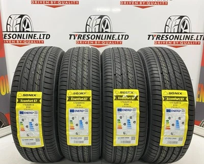 4 X 175 60 15 SONIX 175/60R15 81H BRAND NEW C & B RATED M+S TYRES 1756015 - Image 1 of 4