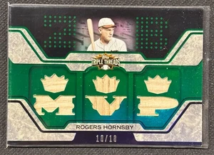 Parche reliquia Topps Triple Threads Rogers Hornsby 2008 6 vías 18/18 MVP MLB #TTR229 - Imagen 1 de 3