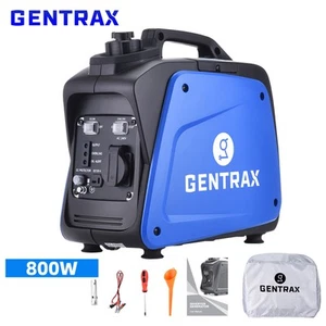 Gentrax Inverter Generator 800W AC/DC Outlet Petrol Home Emergency Backup Power - Picture 1 of 24