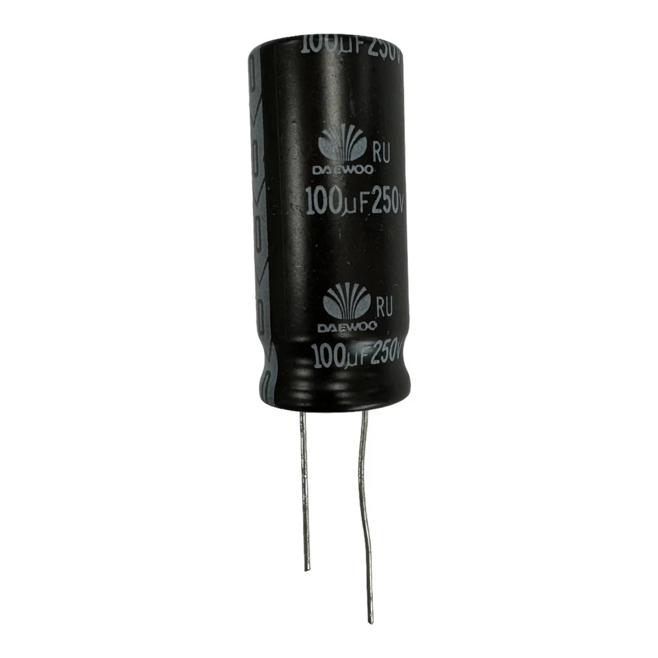Daewoo Electrolytic Capacitor 100uf 250V 105c 40x18mm - image 1 of 1