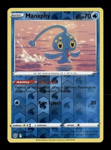 Holograma inverso Manaphy raro SWSH09: Brilliant Stars 041/172 casi nuevo Pokémon LP - Imagen 1 de 2