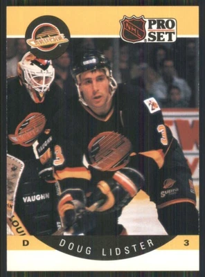 Juego profesional #298 Doug Lidster Vancouver Canucks 3212 1990-91 Foto 1 de 2