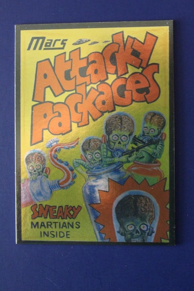 2015 TOPPS MARS ATTACKY PACKAGES FOIL CARD LIMITED KICKSTARTER RELEASE - Image 1 of 1