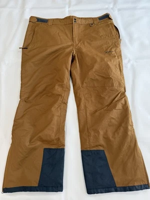 Arctix Men's Snow Sports Pants Brown/Gray Sz 3X 48-50W Inseam 30” Insulated a Foto 1 de 4