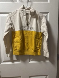 Abercrombie & Fitch Kids Cozy Quarter-Zip Hoodie Size 9/10 - Picture 1 of 2
