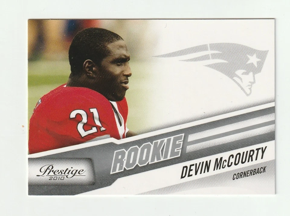2010 Panini Prestige #232 Devin McCourty rookie card, New England Patriots - Image 1 of 2