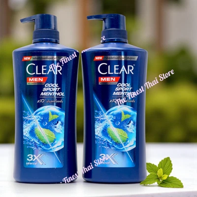 520ml x 2 : Clear Men Shampoo Anti-Dandruff Cool Sport Menthol - Image 1 of 4