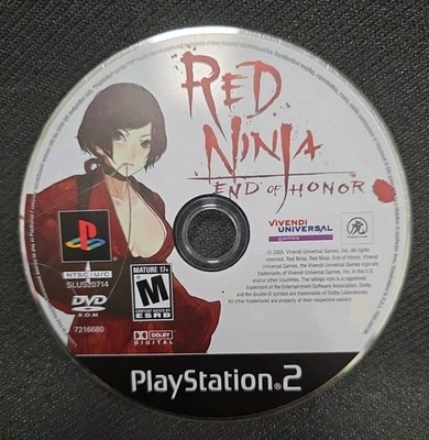 Red Ninja: End of Honor  (Sony PlayStation 2, PS2) *Disc Only* - Image 1 of 2