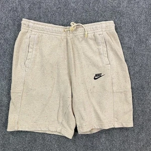 Nike pantaloncino uomo medio beige maculato club pile coulisse swoosh DQ4667-700 - Foto 1 di 9