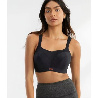 NWT Panache Black Sports Bra US Size 36G Power 5021 Underwire Active Support $79 - Image 1 of 4