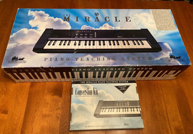 Miracle Piano Teaching System complete in box sealed IBM Kit nintendo nes WORKS!