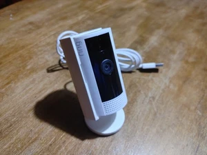 Ring Indoor Cam 5F72E9 White Good Condition - Picture 1 of 2