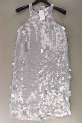 ⭐ Mango vestito per le signore taglia 38, M nuovo con etichetta con paillette ⭐ - Imagen 1 de 4