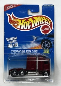 1995 Hot Wheels Thunder Roller Collector #483 Dual Diesel Stacks! - Picture 1 of 6