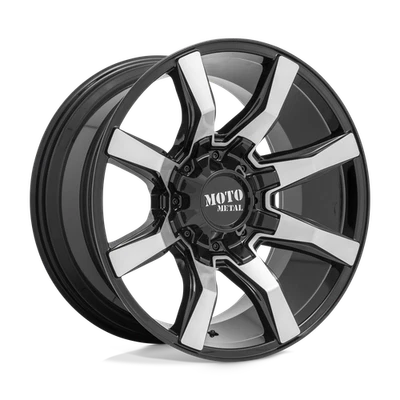 22x12 Moto Metal MO804 SPIDER Gloss Black Machined Wheel 8x170 (-44mm) - Image 1 of 4