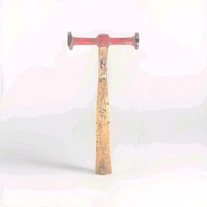 Vintage Porter Ferguson BH-6 PF Auto Body Hammer Label 11.5" Wooden Handle - Picture 1 of 7