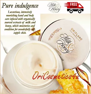 Oriflame Milk & Honey Gold Nourishing Hand + Body Cream - Organically Sourced - Picture 1 of 7