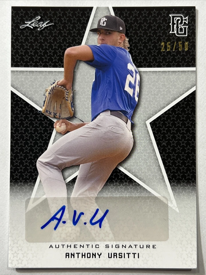 2020 LEAF PG NATIONAL SHOWCASE ANTHONY URSITTI BLACK AUTO 25/50 M - Image 1 of 1